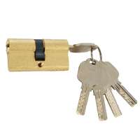 Euro Profile High Security Double-row Pins Lock Cylinder With Computer Keys